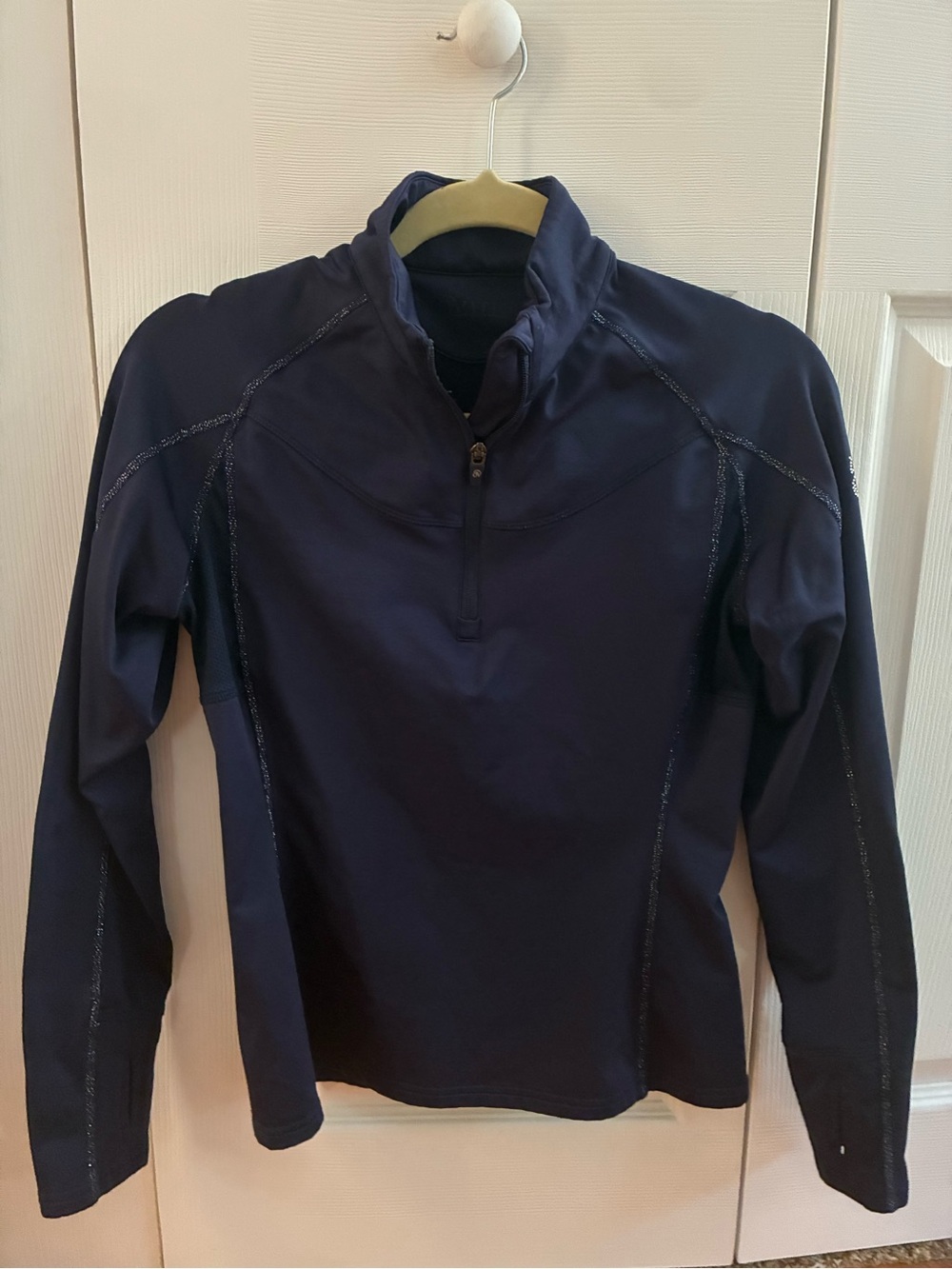 Women’s Navy Quarter-Zip Performance Hoodie